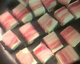 豆腐の豚バラ巻き♪味噌絡め作り方3写真
