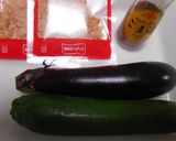 ナスとズッキーニ炒めのおかか和え作り方1写真