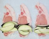 ナスを豚もも薄切り肉で巻いて焼きました作り方1写真