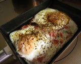ベーコンエッグのチーズトースト♪作り方3写真