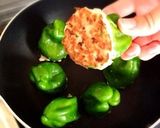 ふわふわ！和風ピーマンの肉詰め作り方1写真