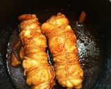 鶏de焼豚風ロール作り方5写真