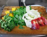 夏野菜のキムチ小鍋作り方2写真