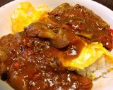 ナスとトマトのオムカレー作り方8写真
