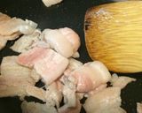 豚バラと青梗菜の炒め物作り方2写真