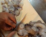 ミズダコのニンニク炒め アヒージョ風作り方1写真