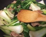 豚バラと青梗菜の炒め物作り方5写真