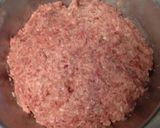 簡単で美味しいチーズ入りハンバーグ作り方1写真