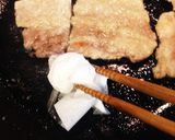 豚バラ肉のタレからめ焼き作り方4写真