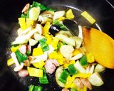 その手があったか！節約トマトえびパスタ作り方2写真