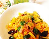 その手があったか！節約トマトえびパスタ作り方5写真