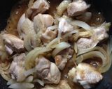 【簡単】鶏モモと玉ねぎのポン酢炒め♪作り方5写真