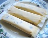 栗と小倉の簡単レンジケーキ作り方6写真