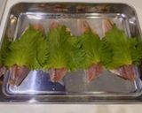 大葉香るアジ梅焼き作り方3写真