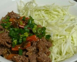 簡単 プルコギ風牛肉炒め作り方5写真
