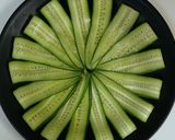 簡単盛り付け術!きゅうりの飾り切り作り方4写真