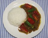 簡単おいしい☆干しトマトのひき肉夏カレー作り方10写真