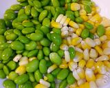 簡単！枝豆ととうもろこしのごはん作り方1写真