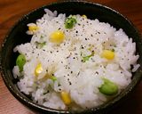 簡単！枝豆ととうもろこしのごはん作り方4写真