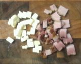 チーズとろとろ！ベーコン卵焼き作り方1写真