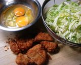 豚カツ煮作り方1写真