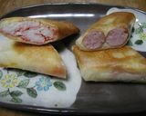 鶏肉の春巻き作り方4写真
