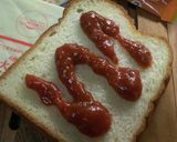 Q・B・B大きいスライスチーズでトーピザ作り方2写真