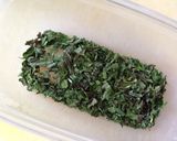 レンジで簡単 乾燥バジル作り方5写真