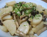 長いもシャキシャキ炒め作り方3写真