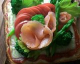 Q・B・B大きいスライスチーズでトーピザ作り方5写真