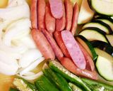 お弁当に☆ズッキーニと夏野菜のケチャ炒め作り方2写真