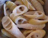 たけのことワカメの生姜風煮作り方1写真