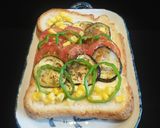 大きいチーズの夏野菜サンド作り方4写真