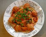 トマトソース味ミートボールパスタ作り方9写真