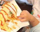 誰でも簡単☆我が家の薄皮１枚のオムライス作り方11写真