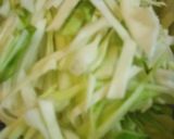 ふわとろ玉子とチーズのお好み焼きトースト作り方1写真