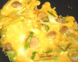 ふわとろ玉子とチーズのお好み焼きトースト作り方4写真