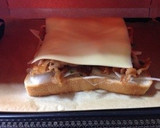 とろ〜りチーズde豚の生姜焼きトースト作り方6写真