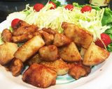 ★簡単★鶏肉のガーリックポン酢炒め作り方5写真