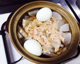 ★簡単！大根&ツナ煮 with ゆで卵★作り方4写真