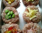 かくれんぼハンバーグ作り方5写真