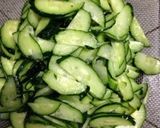 酢の物　☆キュウリ×しらす×ワカメ☆作り方1写真