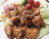 鶏肉の甘酢シソ和え作り方6写真