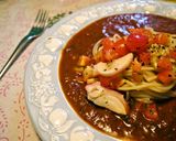 冷製トマトスープパスタ作り方6写真