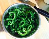 お弁当にも!苦くないゴーヤと豚肉炒め作り方5写真