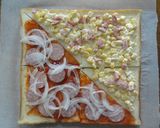 簡単豪華！食パンdeピザ♡作り方6写真