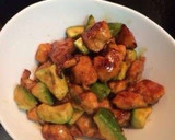 簡単おかず❁鶏とアボカドの甘辛照り焼き❁作り方5写真