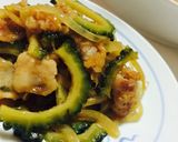 お弁当にも!苦くないゴーヤと豚肉炒め作り方17写真