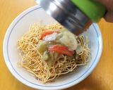 フードコンテナでアツアツ皿うどん弁当作り方6写真