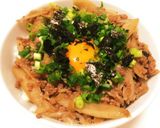 ごぼうとひき肉の甘辛丼作り方4写真